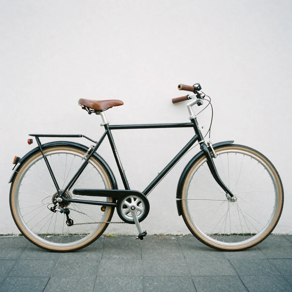 Vintage sykkelramme transformasjon